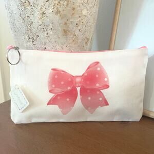 Accessory Bag, NWT, Pink Bow